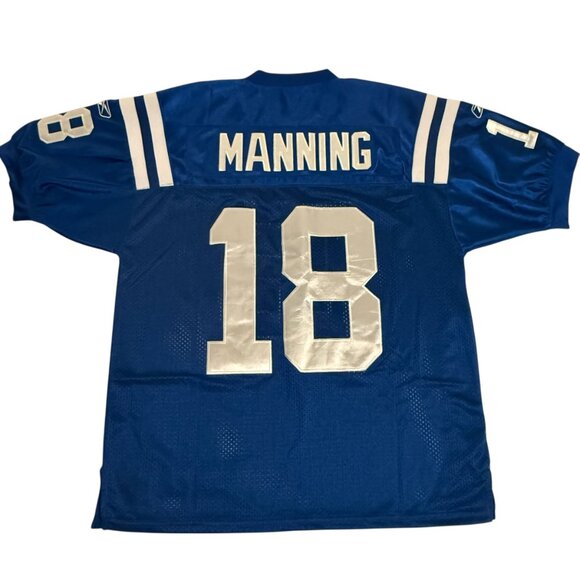Peyton Manning Indianapolis Colts Super Bowl XLIV Jersey Reebok Onfield Size 50 - Picture 3 of 8